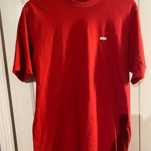 Supreme reflective medium box tee, red